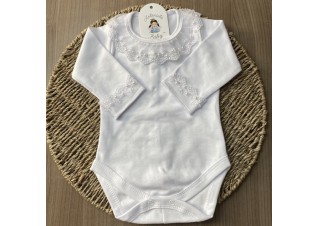 Body Rendada Curta Branca 2