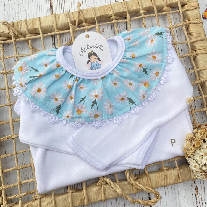 Body Colombina Estampado Margarida Tiffani