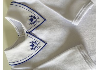 Body Flor de Lis Marinho