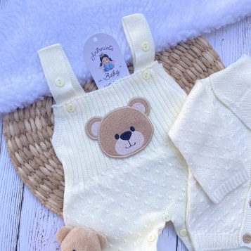 Saída de maternidade Milão Urso Amarelo 